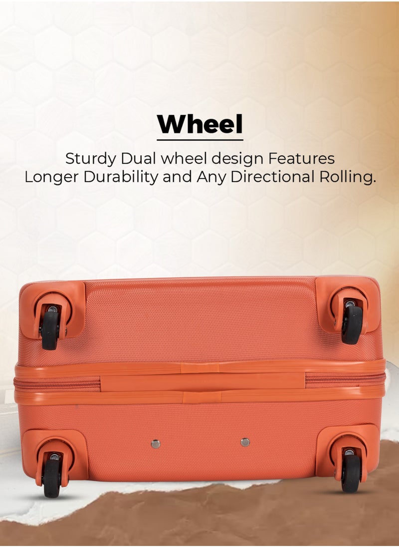 Stargold - Single Hardside Spinner 4 Wheels Cabin Trolley Luggage With Number Lock 16 Inches - Image 1