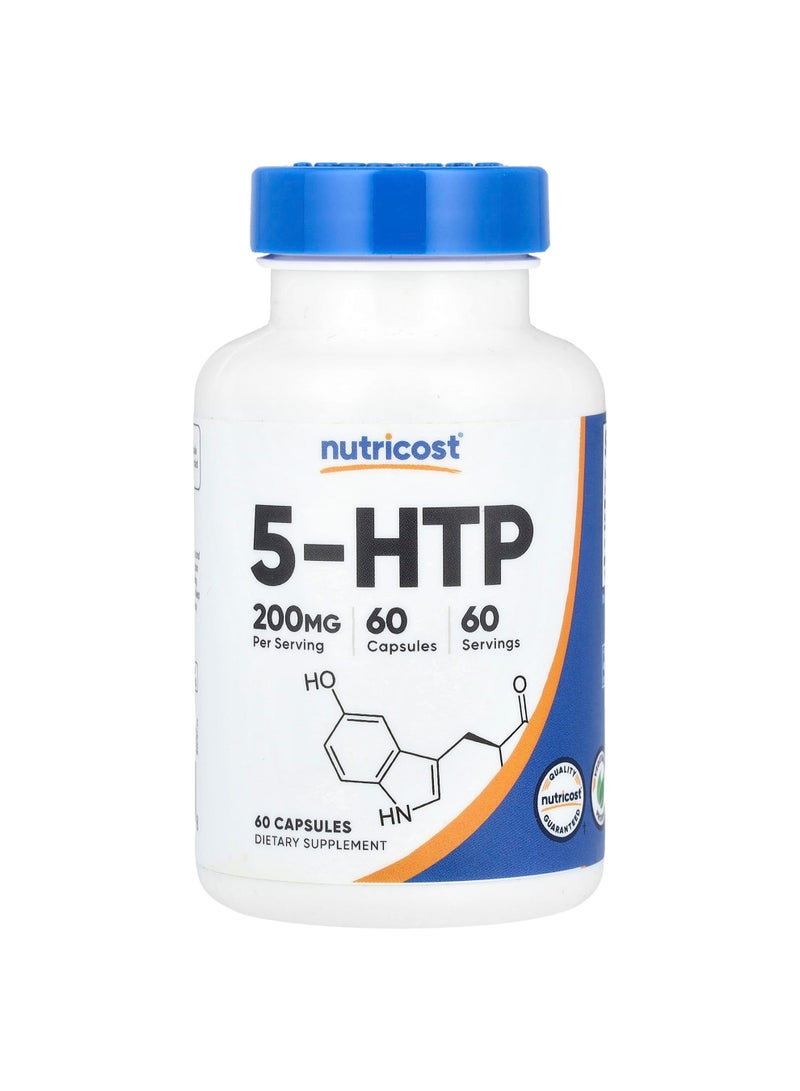 Nutricost 5-HTP, 200 mg, 60 Capsules