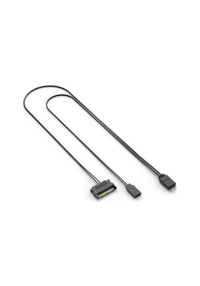 هيكل يدوي للتحكم في إعادة الضبط، كمبيوتر 5V ARGB 3 دبابيس، تحكم بالإضاءة، أسود - Image 1