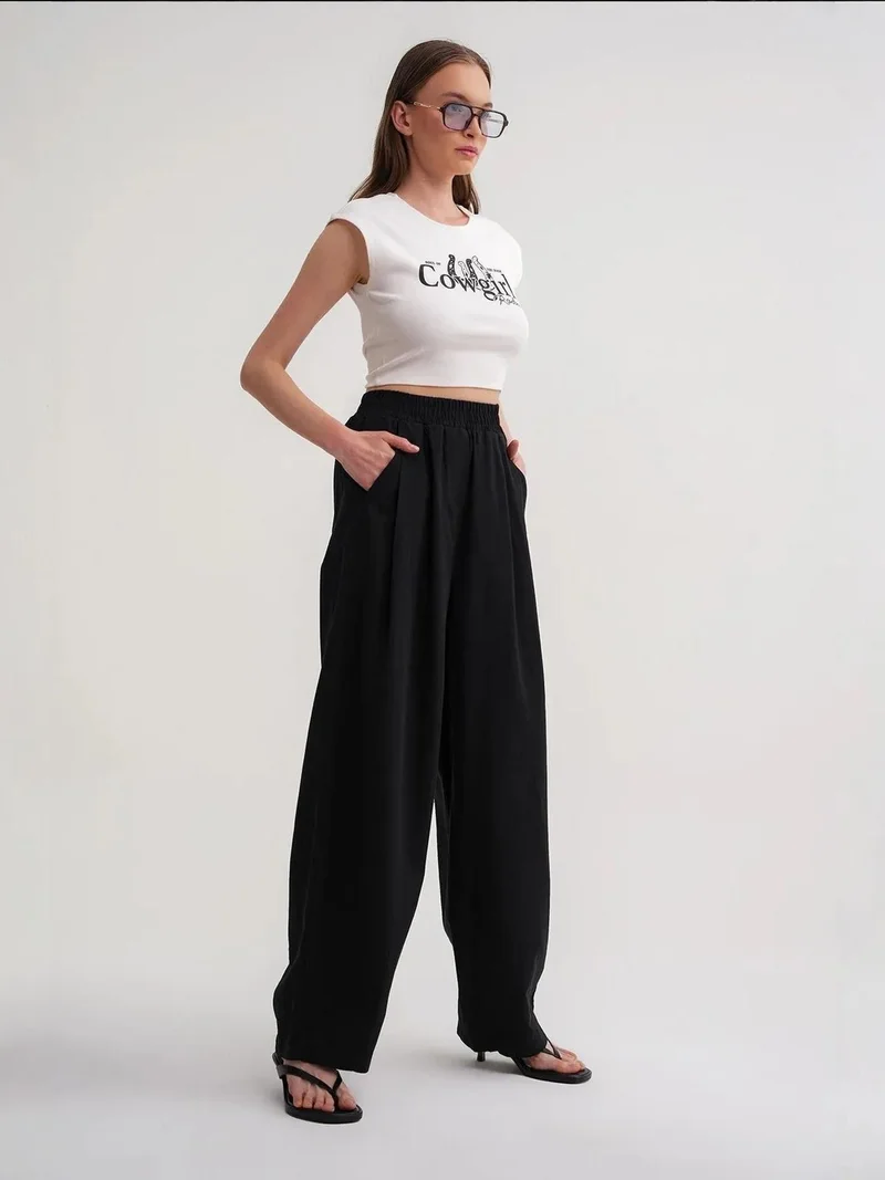 MixRay Mixray Straight Fit Linen Pants