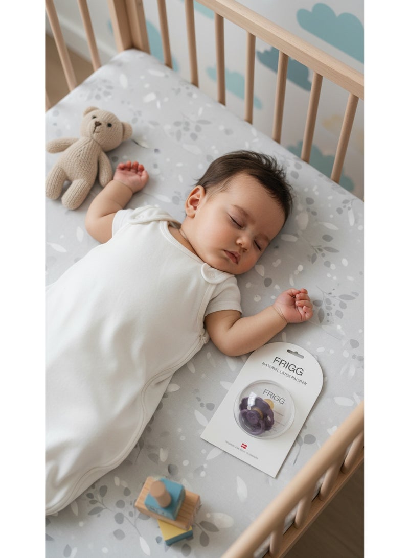 FRIGG Natural Latex Baby Pacifier | Size 1 (0–6 Months) | BPA-Free, Orthodontic Soother | Designed & Made in Denmark - Image 4