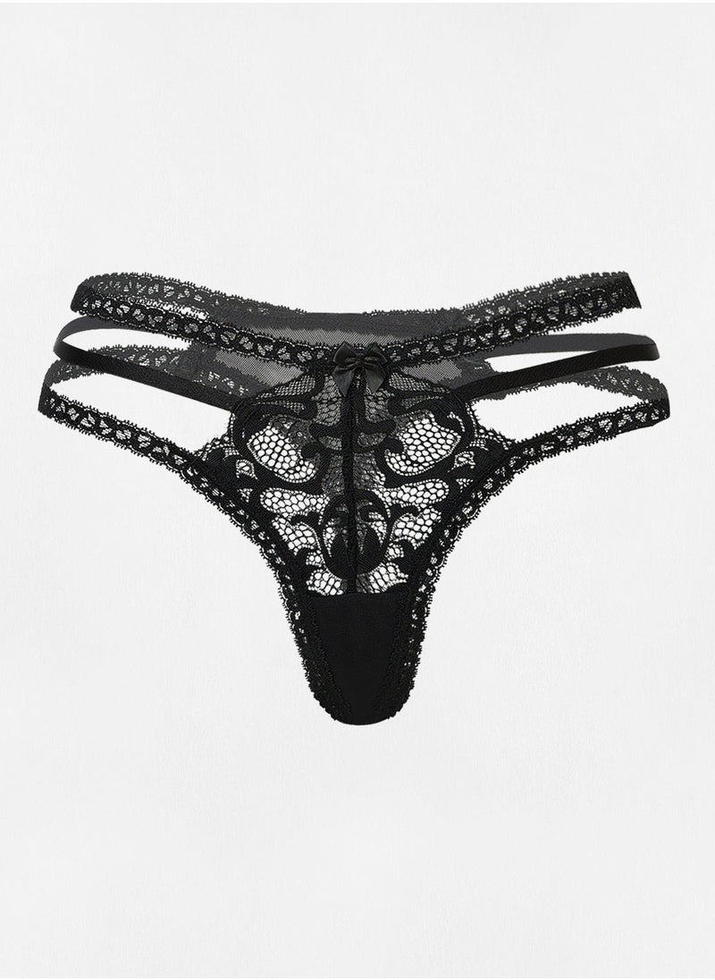 hunkemoller - 3-Pack Strappy String Thongs - Image 1