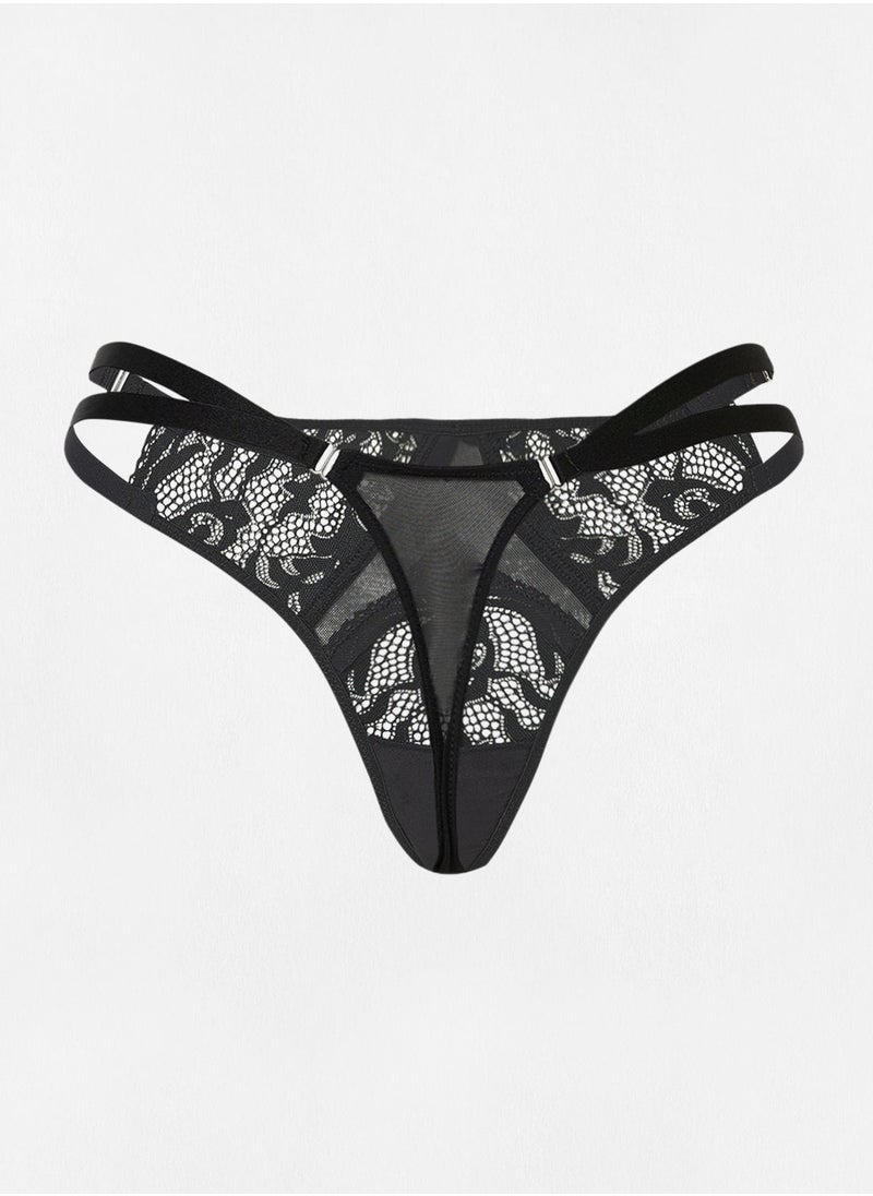 hunkemoller - 3-Pack Strappy String Thongs - Image 1