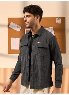 Beyoung Dark Grey  Shirt for Men  - Image 5