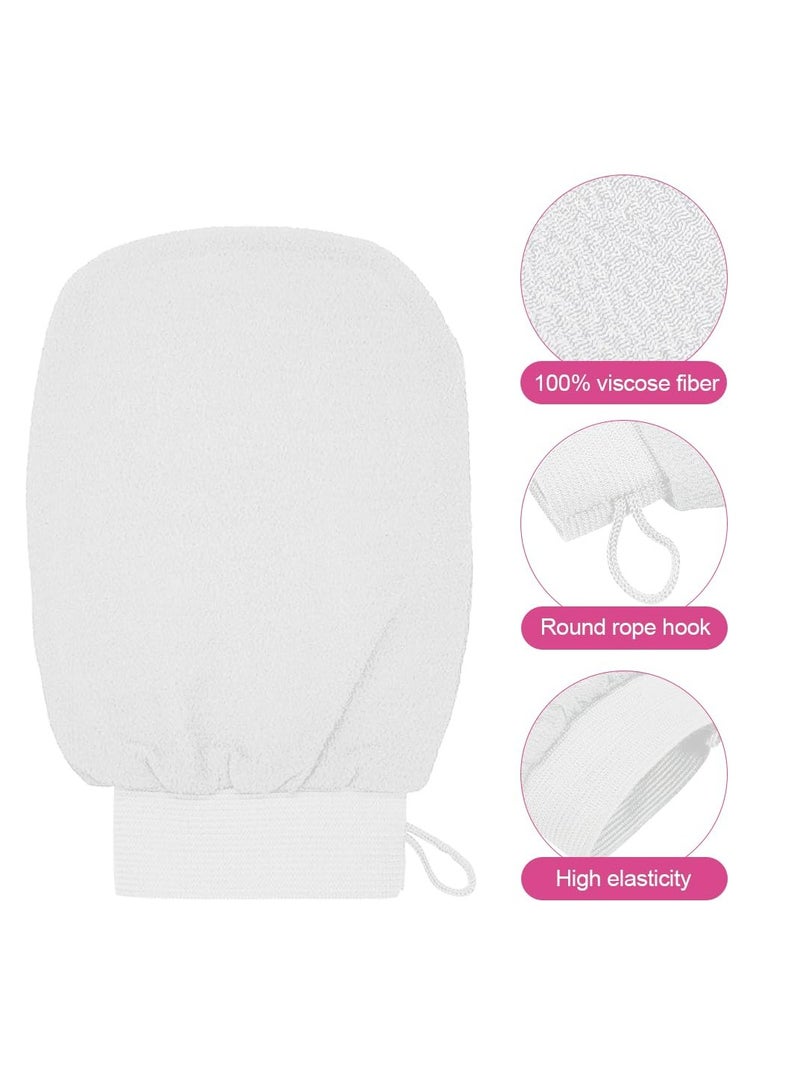Oasisgalore 2 Pack Exfoliating Gloves Body Glove Shower Scrubbing Mitt for Body - Image 3
