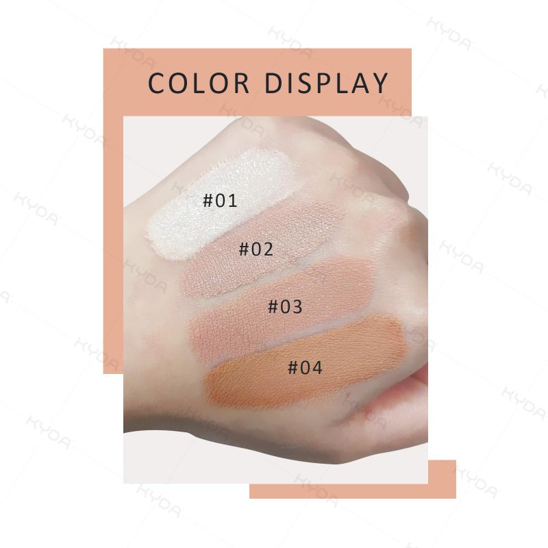 Ownest KYDA Mushroom Head Air Cushion BB Cream,Concealer Lasting Nude Makeup Moisturizing Pigment CC Liquid Foundation, Even Skin Tone Makeup Base Primer-Natural - Image 5