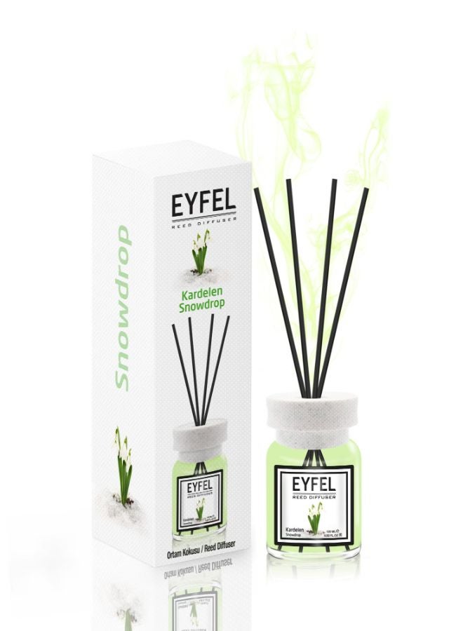 EYFEL Eyfel Reed Diffuser Snowdrop Room Air Freshener 120Ml  - Image 2