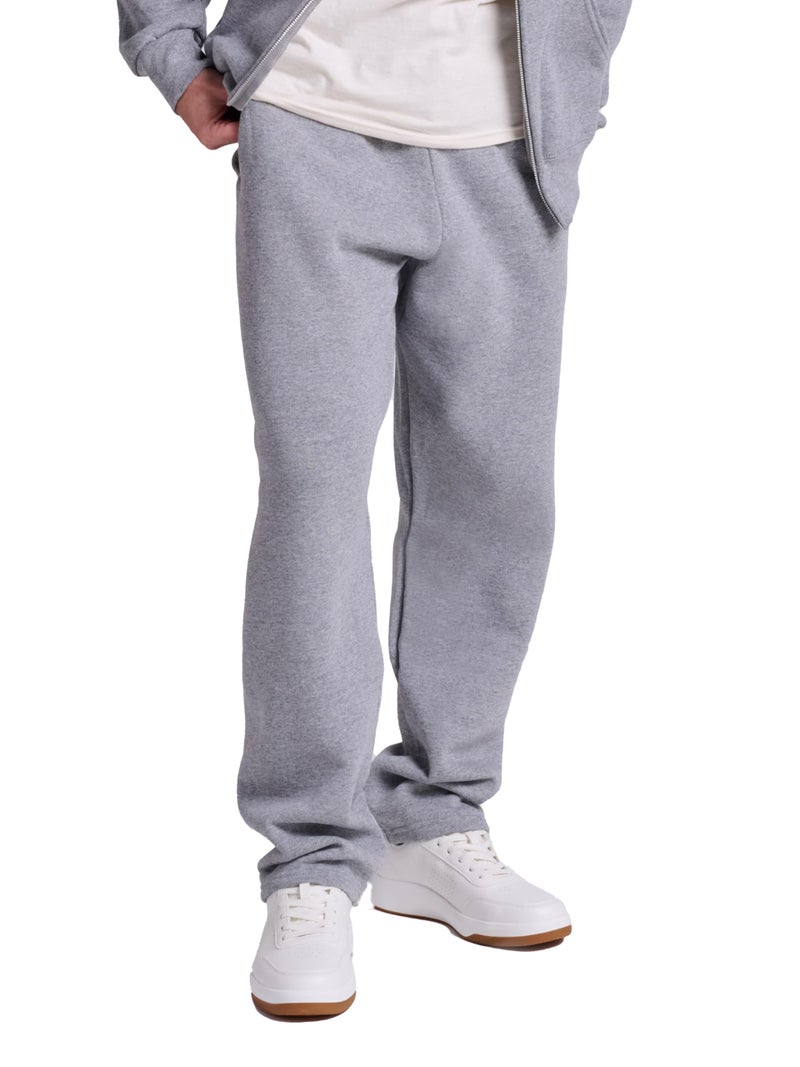 Russell Athletic Men's Dr-Power Fleece Open Bottom Pocket Pant, Oxford, Large , grey - Image 1