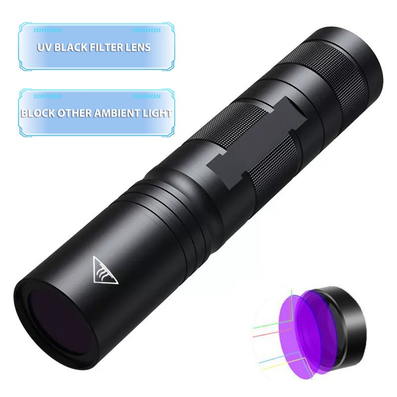UV 365nm Light, 20W Portable Rechargeable Wood's Lamp Mini Handheld UV Flashlight for Dog Urine, Pet Stains, Resin Curing, Fluorescent Agent - Image 2