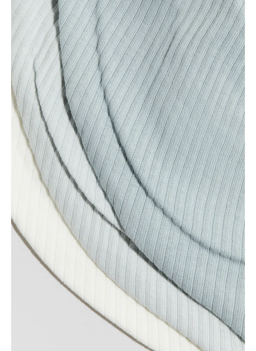 اتش ام 3-Pack Ribbed Triangular Scarves