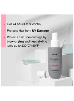 BARE ANATOMY Bare Anatomy Heat Protection Spray Serum| Controls Frizz for up to 24 Hrs | Vitamin E, Pea Protein & Veg Keratin Enriched | Paraben Free | For Women & Men | Vegan |230 °C Heat Protection 150 ml  - Image 2