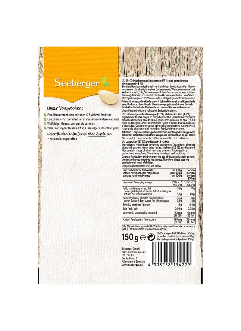 Seeberger Luxury Nut & Raisin Mix - Image 2