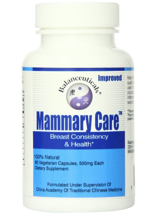 Balanceuticals Mammary Care Dietary Supplement Capsules, 500 mg, 60-Count Bottle - Image 1