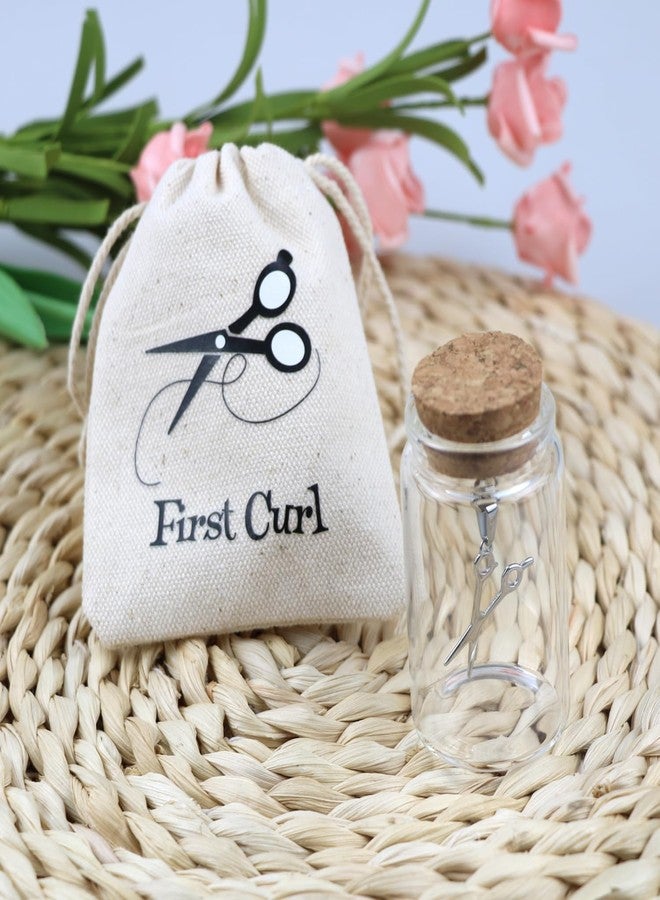 Thootyriaf First Curl Baby Teeth Keepsake Box First Haircut Keepsake Holder for Boys and Girls Glass Bottle Glass Bottle(Lanugo Bottle) - Image 4
