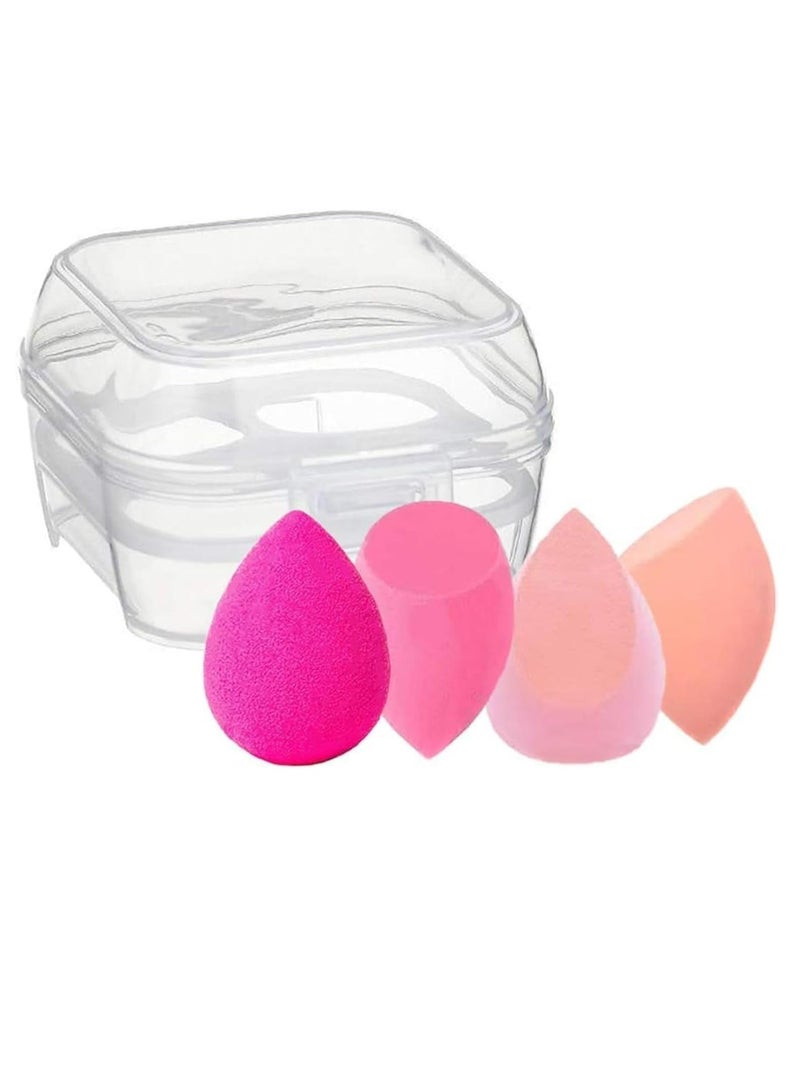 Genzy Beauty Blender Complexion Makeup Sponge, Beauty Foundation Blending Sponge Ideal for women Makeup Highlighters, Powder, Cream or Liquid Application, Assorted Color - Image 1