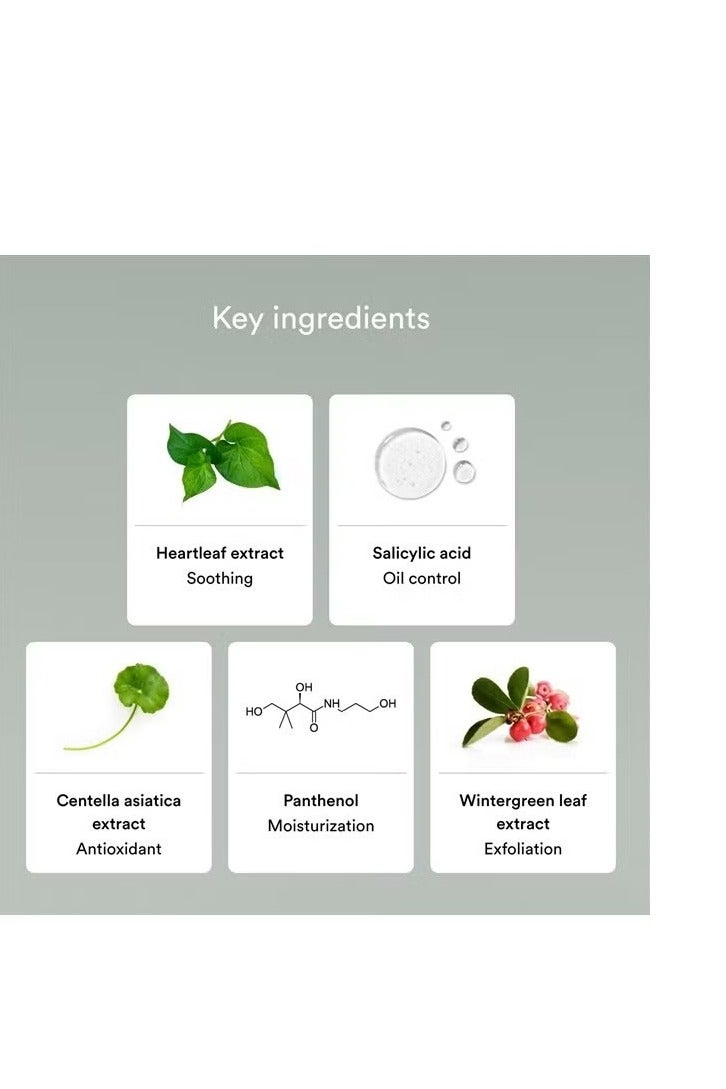ابيب منظف رغوة حب الشباب Heartleaf Foam 5.07 fl oz / 150 ml I ترطيب منظف الوجه الحمضي الخفيف اليومي ، بانثينول B5 مهدئ للبشرة المهيجة والعناية ببثور حب الشباب - Image 3