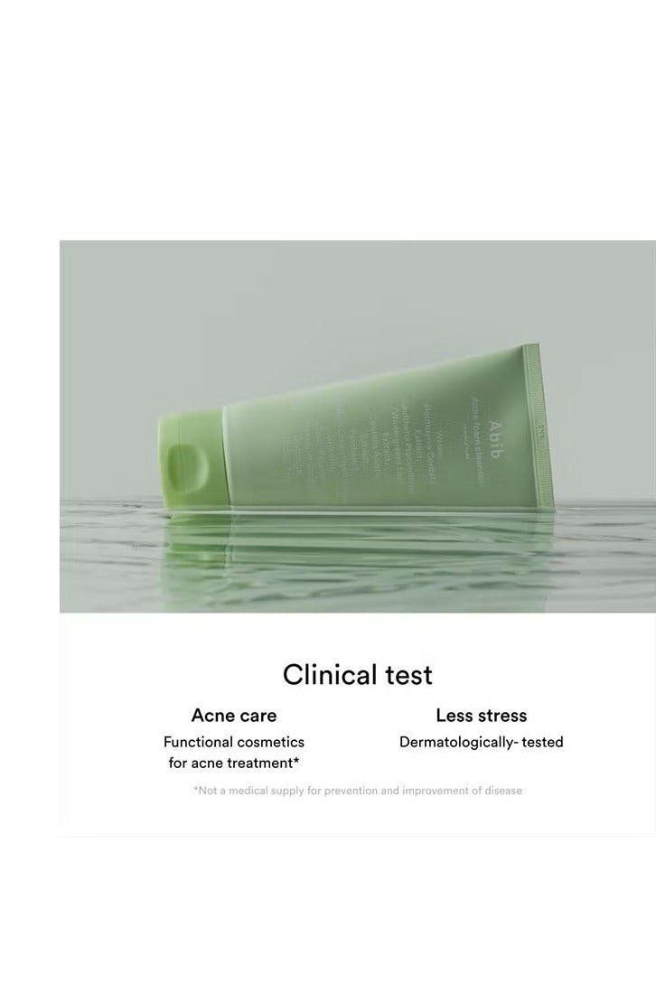 ابيب منظف رغوة حب الشباب Heartleaf Foam 5.07 fl oz / 150 ml I ترطيب منظف الوجه الحمضي الخفيف اليومي ، بانثينول B5 مهدئ للبشرة المهيجة والعناية ببثور حب الشباب - Image 2