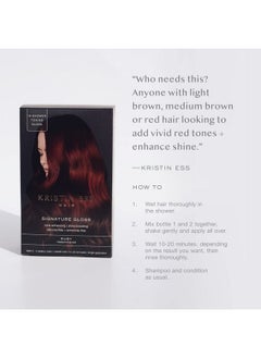 Kristin Ess The One Signature Hair Gloss - Ruby: Medium True Red  - Image 2