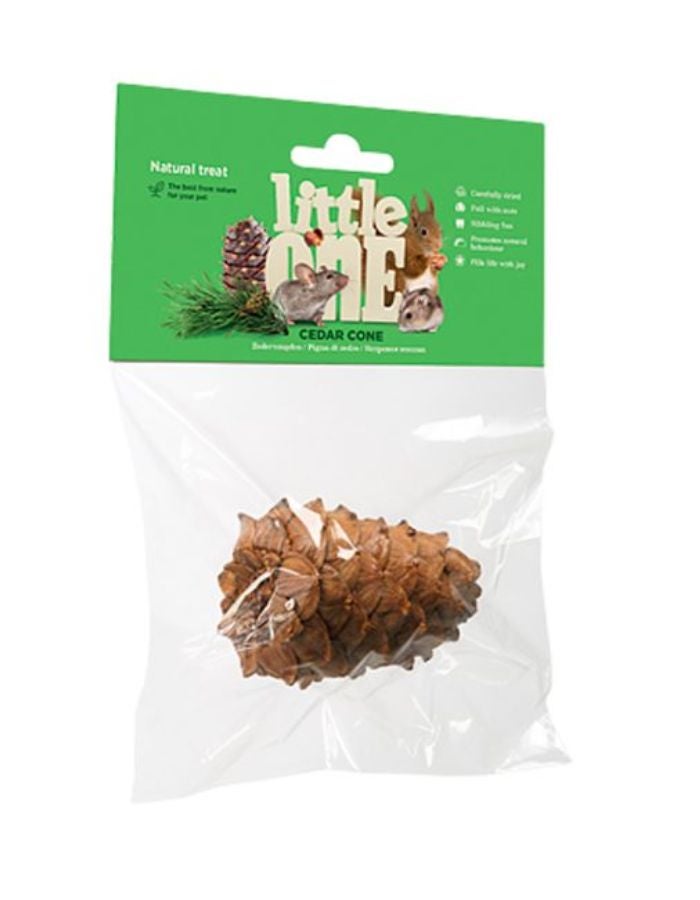 Little One™ Cedar Cone Treat-Toy for Rabbits and Rodents – Natural Chew & Entertainment