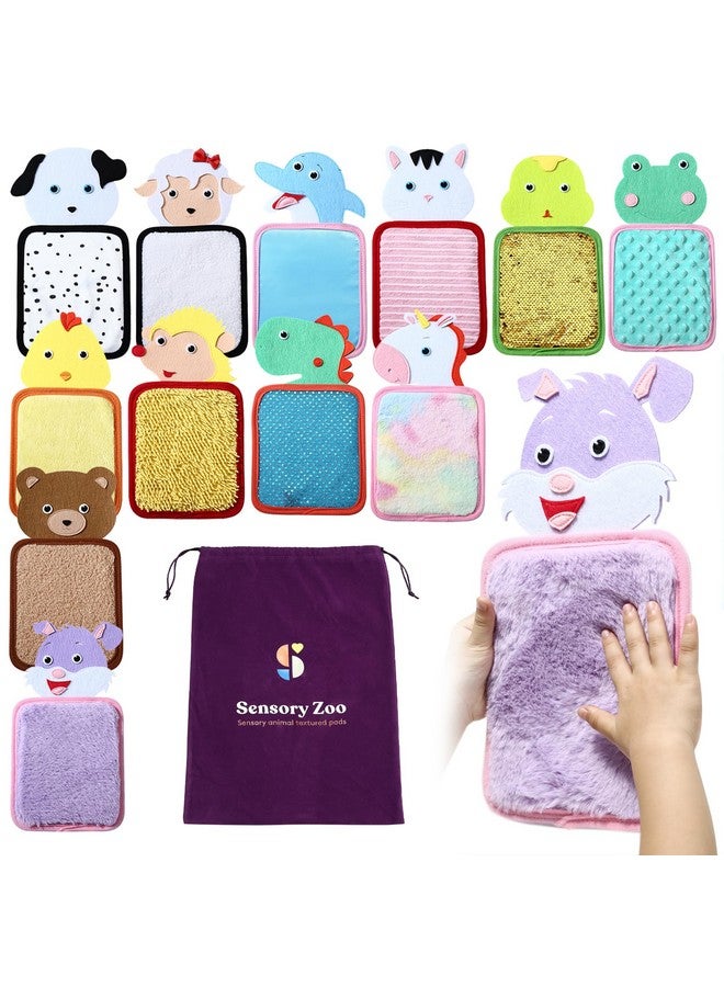 Special Supplies Sensory Mats For Early Learning Development, Tactile Textured Pads With Cute, Colorful Animals, Hand-On Play For Touch Sensitive Kids  - Image 1