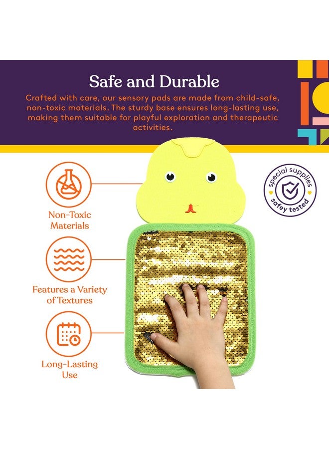 Special Supplies Sensory Mats For Early Learning Development, Tactile Textured Pads With Cute, Colorful Animals, Hand-On Play For Touch Sensitive Kids  - Image 2