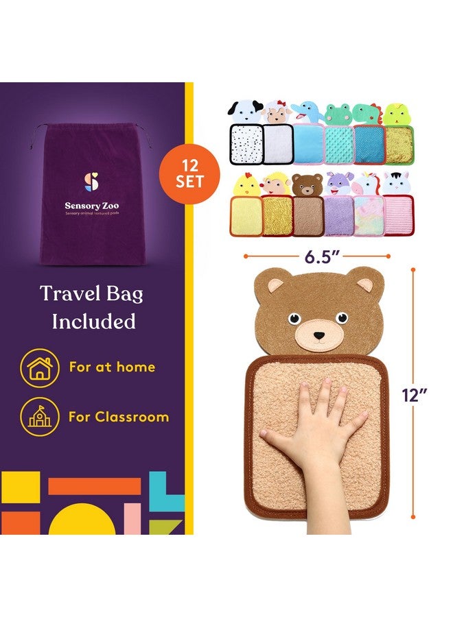 Special Supplies Sensory Mats For Early Learning Development, Tactile Textured Pads With Cute, Colorful Animals, Hand-On Play For Touch Sensitive Kids  - Image 5