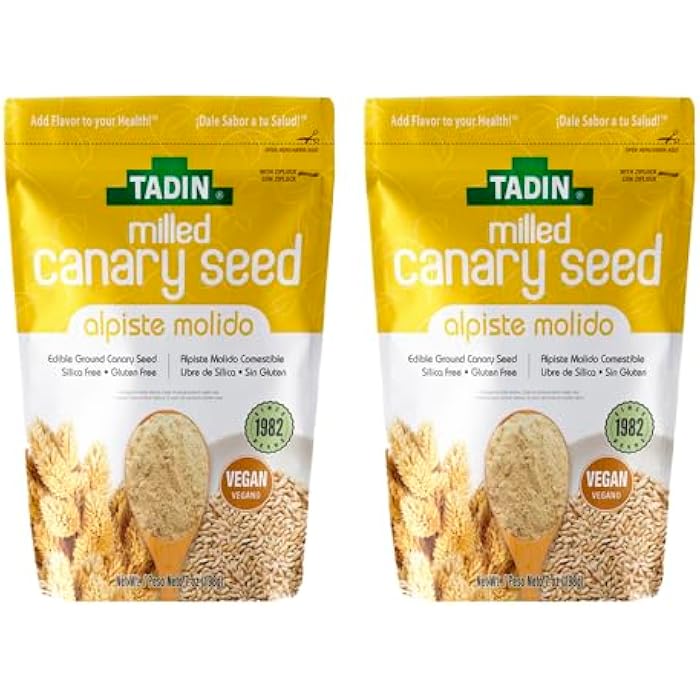 Tadin Ground Canary Seed 100% Natural Dietary Supplement for Human Consumption (2 P... by Tadin - Image 1