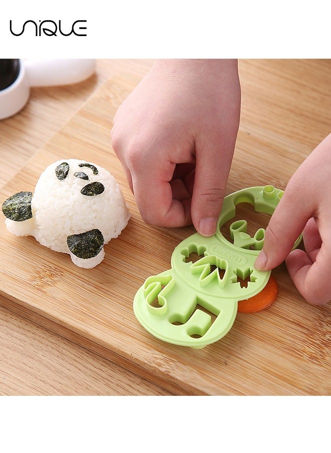 4 Piece Rice Ball Mould Set - Cute Rice Ball Mould - Sushi Mould - Sandwich DIY Kitchen Tools