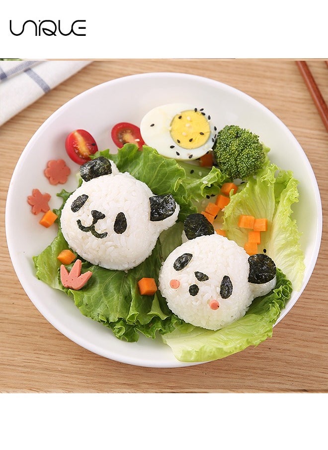 4 Piece Rice Ball Mould Set - Cute Rice Ball Mould - Sushi Mould - Sandwich DIY Kitchen Tools