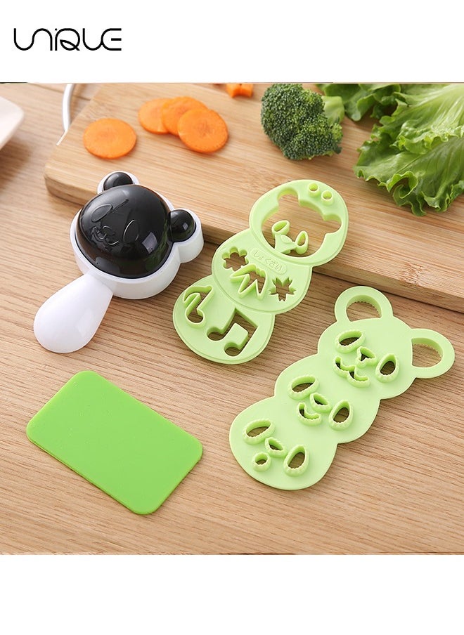 4 Piece Rice Ball Mould Set - Cute Rice Ball Mould - Sushi Mould - Sandwich DIY Kitchen Tools