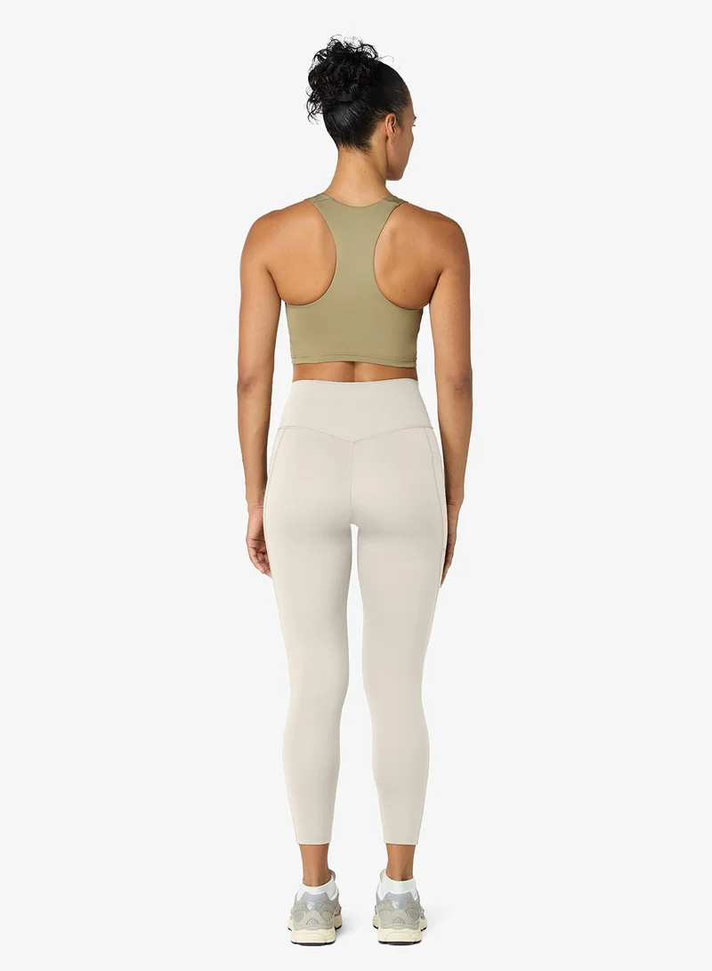 سكوات وولف ليغينغز بخصر مرتفع بطول  بوصة