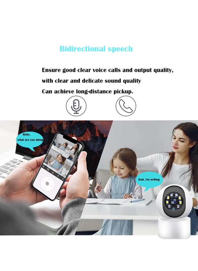 Arabest Wireless WiFi Camera Security Camera 360° Panoramic Full HD , 3 Mega HD Pixel, 64G Memory, Home Camera with HD Night Vision Home Baby Monitor - Image 4