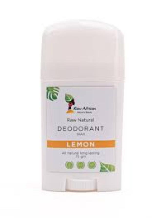 رو أفريكان RAW AFRICAN LEMON DEODORANT STICK 75 GM 