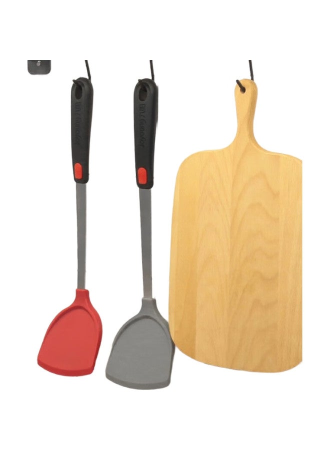 Joyoung Silicone Spatula, Non-Stick Pan, Wok, Frying Pan, Flat Bottom Pan, Specialized Cooking Spatula, Gray, Cf-As0329 - Image 2