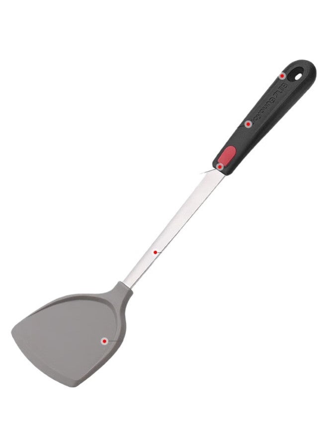 Joyoung Silicone Spatula, Non-Stick Pan, Wok, Frying Pan, Flat Bottom Pan, Specialized Cooking Spatula, Gray, Cf-As0329 - Image 1