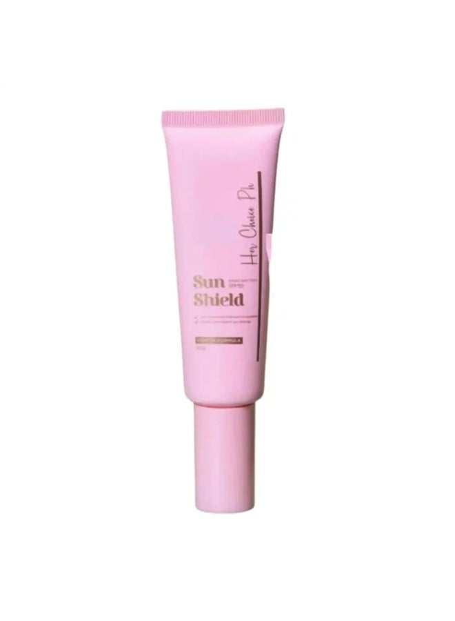 Her Choice Ph Sun Shield Daily UV Protection Cream with Lightweight Formula – Provides reliable broad-spectrum protection while helping maintain skin moisture. The gentle, easy-to-apply formula spreads evenly and leaves skin feeling fresh, soft, and protected from environmental stressors. - Image 2