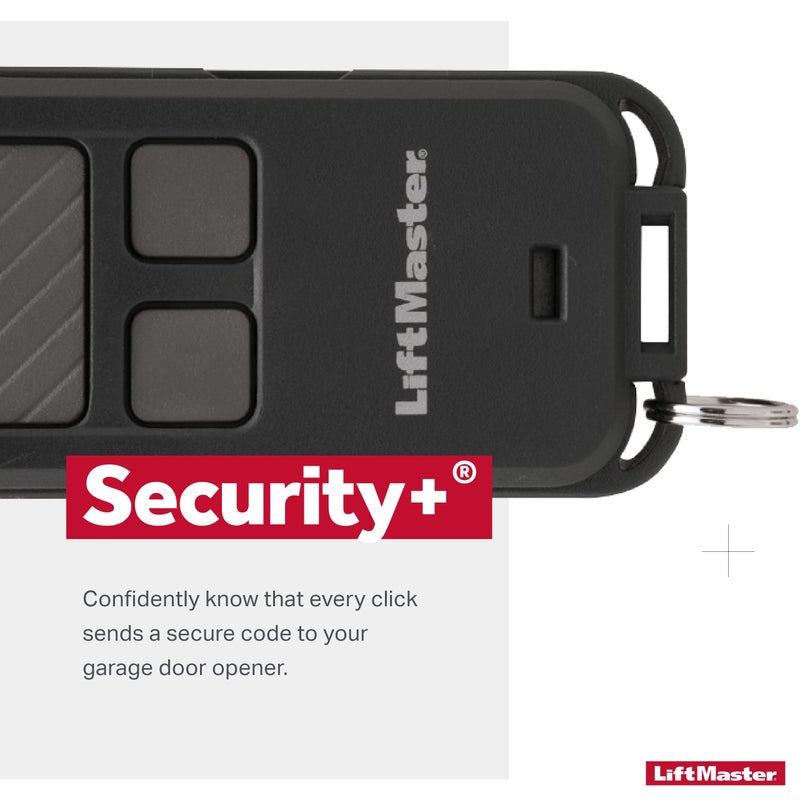 LiftMaster 890MAX Security+ 3-Button Mini Remote Garage Door Opener Control - Include 3-Volt Battery - Image 3
