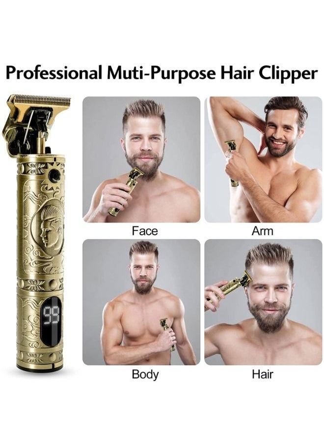 Daling USB Rechargeable T9 Baldheaded Hair Clipper Electric hair trimmer Cordless Shaver Trimmer 0mm Men Barber Hair Cutting Machine  - Image 3