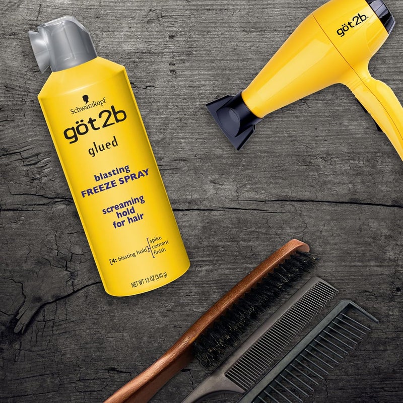 GOT 2B Glued Blasting Freeze Hairspray, 12 oz, Pack of 2 - Image 5
