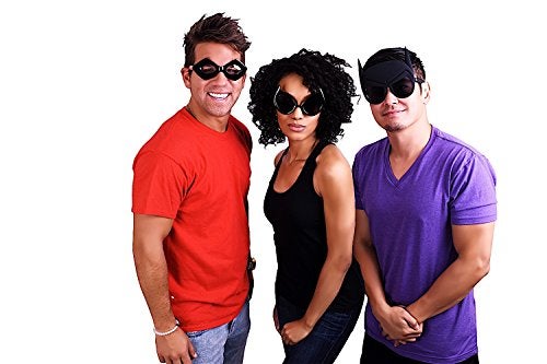 Sun-Staches Licensed DC Comics Official Robin Sunglasses | Mask Costume Accessory | UV 400 | One Size Fits Most - Image 5