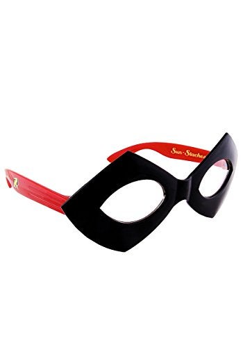 Sun-Staches Licensed DC Comics Official Robin Sunglasses | Mask Costume Accessory | UV 400 | One Size Fits Most - Image 1