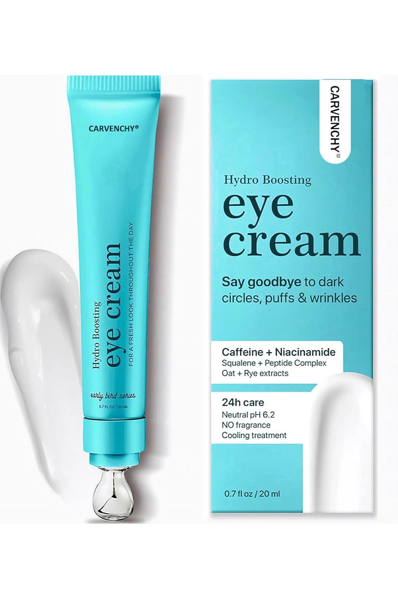 CARVENCHY Eye Cream for Dark Circles丨With Caffeine, Peptides, Niacinamide, Organic Oat&Rye丨Eliminates Dark Circles, Puffiness&Wrinkles丨Repairs Skin Barrier, Anti-Aging丨for All Skin Types - Image 1
