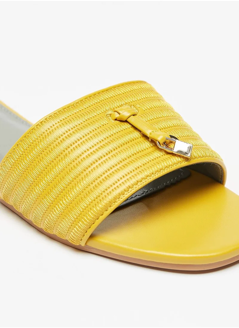 فلورا بيلا Textured Slip On Slides