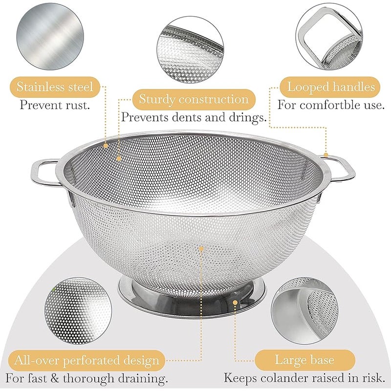 بيلمين الصغرى مثقب الفولاذ المقاوم للصدأ 5-ربع مصفاة-غسالة صحون آمنة - Image 4