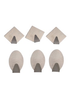 LAWAZIM 6-Piece Adhesive Hooks  - Image 1