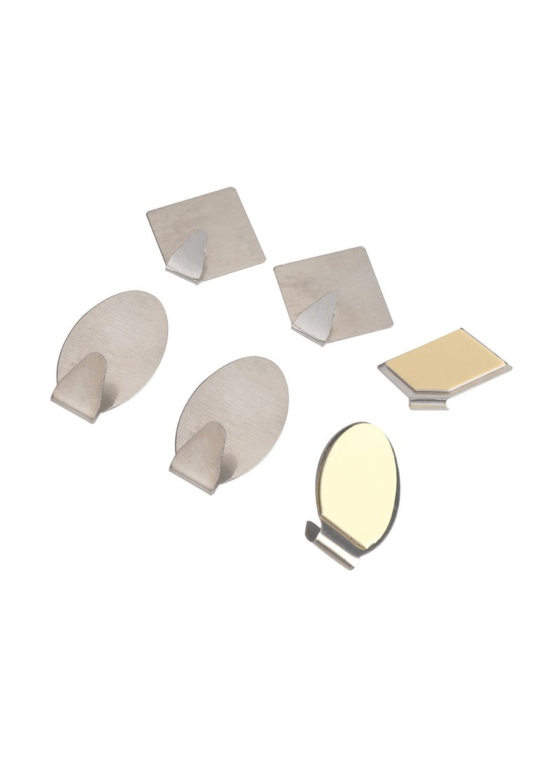 LAWAZIM 6-Piece Adhesive Hooks - Image 2