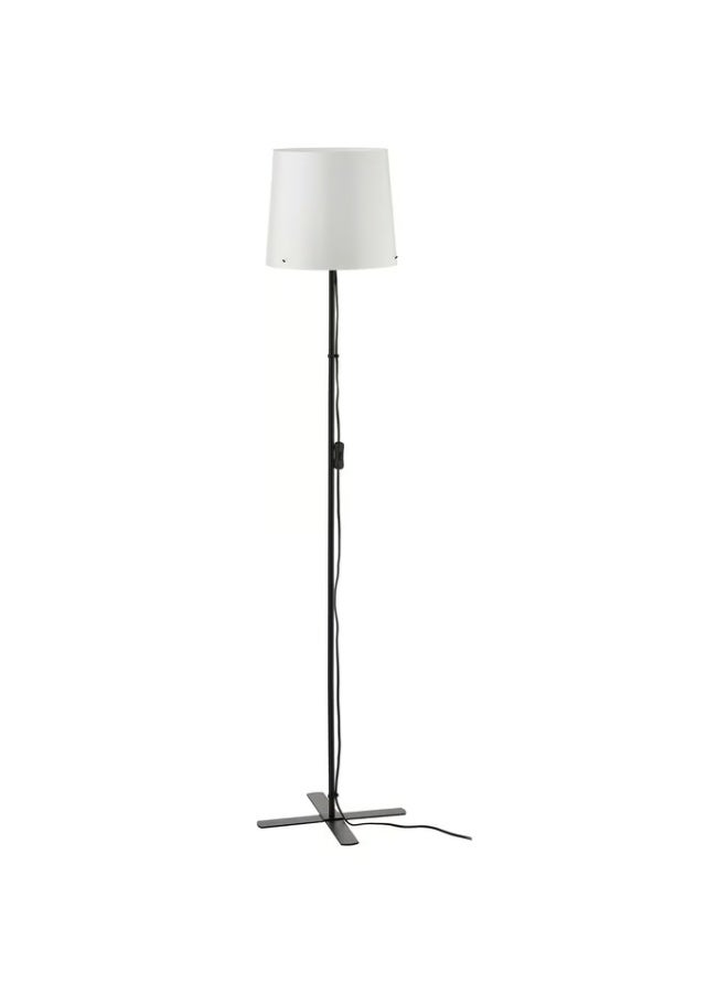 Floor lamp, black/white, 150 cm - Image 1