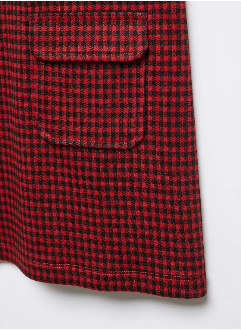 MANGO Kids Checked Dress