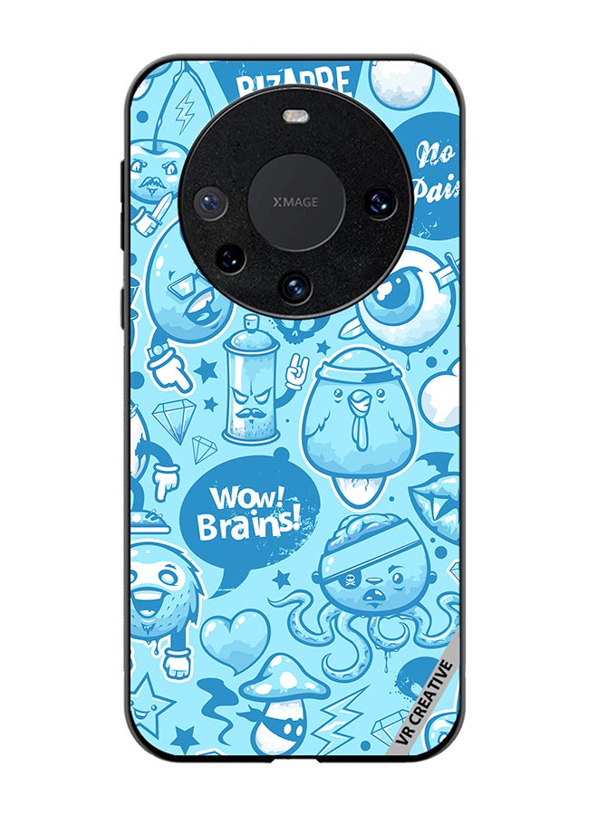 VR CREATIVE Protective Case Cover For Huawei Mate 60 Cold Street Art Design Multicolour - Image 1