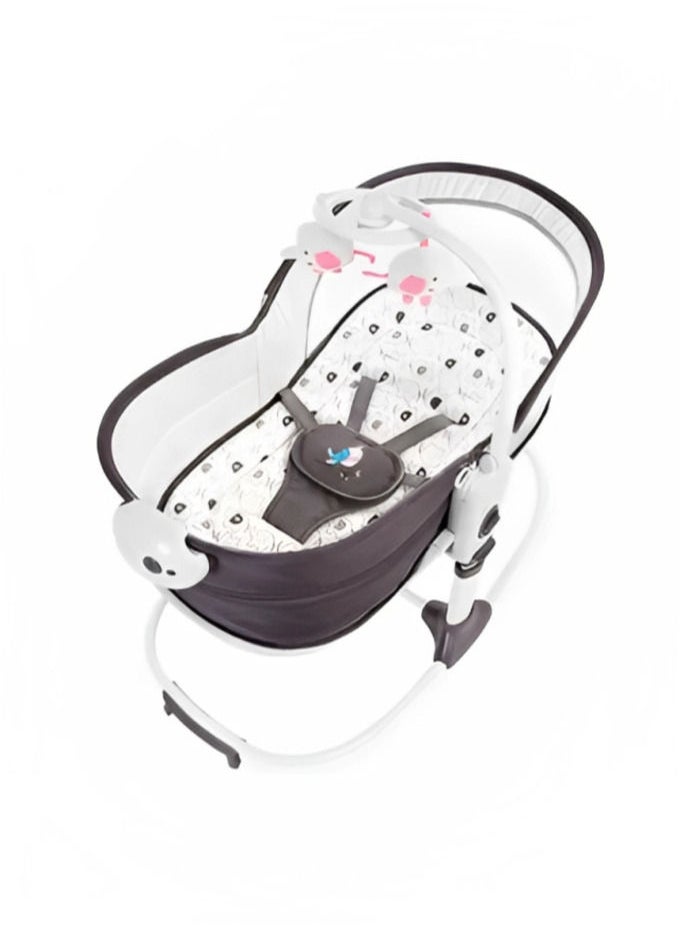 Toys4you Baby Rocker Deluxe 6 In 1 Rocking Bassinet Multifunctional Bassinet For Newborn Boy Girl For The Age 0 To 12 Month  - Image 1